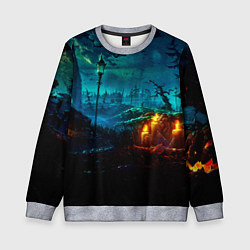 Свитшот детский Мрачное место, цвет: 3D-меланж