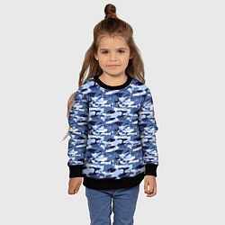 Свитшот детский Камуфляж Navi Camo, цвет: 3D-черный — фото 2