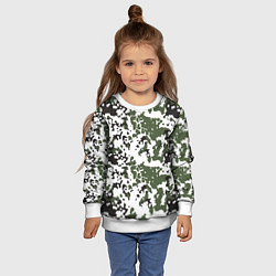 Свитшот детский Камуфляж M-84 Snow, цвет: 3D-белый — фото 2