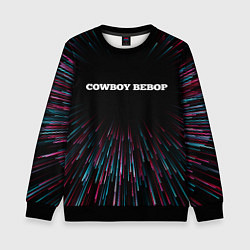 Свитшот детский Cowboy Bebop infinity, цвет: 3D-черный