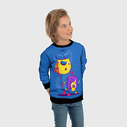 Свитшот детский Чудики-монстрики, цвет: 3D-черный — фото 2