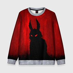 Свитшот детский Evil Rabbit, цвет: 3D-меланж