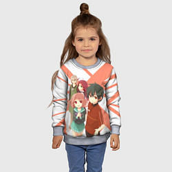 Свитшот детский Повелитель тьмы на подработке, цвет: 3D-меланж — фото 2