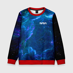 Свитшот детский Бескрайний космос - Nasa, цвет: 3D-красный