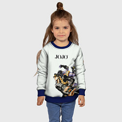 Свитшот детский Стенд Джотаро Куджо Star Platinum, цвет: 3D-синий — фото 2
