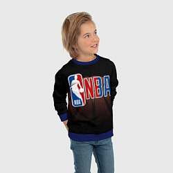 Свитшот детский NBA - logo, цвет: 3D-синий — фото 2