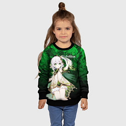 Свитшот детский Nahida Genshin, цвет: 3D-черный — фото 2