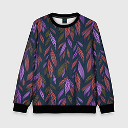 Детский свитшот Лиственный узор