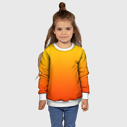 Свитшот детский Жаркий день, цвет: 3D-белый — фото 2