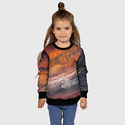 Свитшот детский Пустынный ветер, цвет: 3D-черный — фото 2