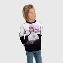 Свитшот детский Намджун и его тень, цвет: 3D-черный — фото 2