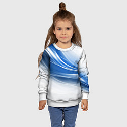Свитшот детский Ледяной поток ветра, цвет: 3D-белый — фото 2