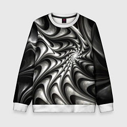 Детский свитшот Abstract fractal grey