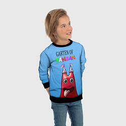 Свитшот детский Банбан, цвет: 3D-черный — фото 2