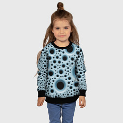 Свитшот детский Дыры, цвет: 3D-черный — фото 2
