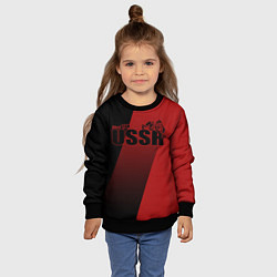 Свитшот детский USSR team, цвет: 3D-черный — фото 2