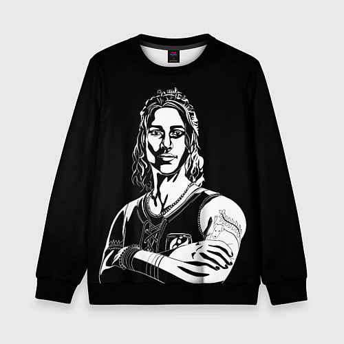 Детский свитшот Dead by daylight - Ренато Лира / 3D-Черный – фото 1