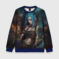 Свитшот детский Jinx fantasy, цвет: 3D-синий
