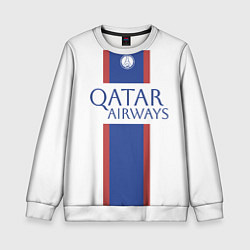 Свитшот детский Мбаппе, белая форма, цвет: 3D-белый