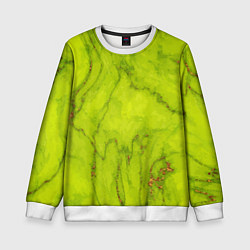 Детский свитшот Abstraction green