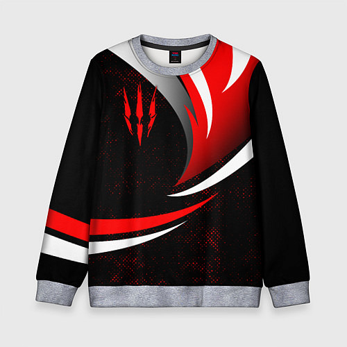 Детский свитшот Ведьмак - спортивная униформа / 3D-Меланж – фото 1