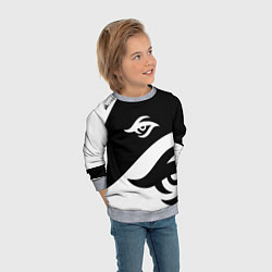 Свитшот детский Форма Team Secret white, цвет: 3D-меланж — фото 2
