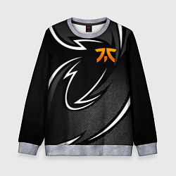 Свитшот детский Fnatic - white line, цвет: 3D-меланж