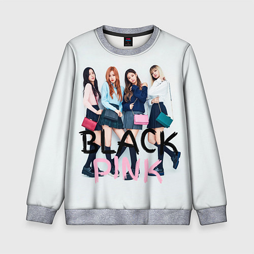 Детский свитшот Blackpink girls / 3D-Меланж – фото 1