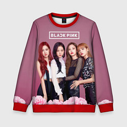 Свитшот детский Blackpink girls, цвет: 3D-красный