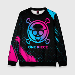 Свитшот детский One Piece - neon gradient, цвет: 3D-черный