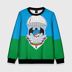 Свитшот детский Спецназ ВДВ, цвет: 3D-черный