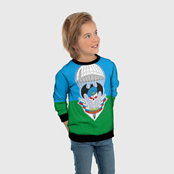 Свитшот детский Спецназ ВДВ, цвет: 3D-черный — фото 2