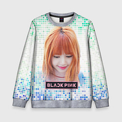 Свитшот детский Lisa Blackpink, цвет: 3D-меланж