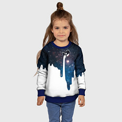 Свитшот детский Млечный Путь - Milky Way, цвет: 3D-синий — фото 2