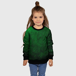 Свитшот детский Токсичный градиент, цвет: 3D-черный — фото 2