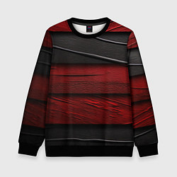 Свитшот детский Black red texture, цвет: 3D-черный