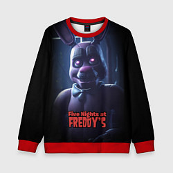 Свитшот детский Five Nights at Freddys Bonnie, цвет: 3D-красный