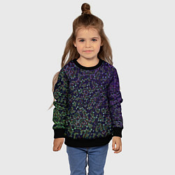 Свитшот детский Космический треш, цвет: 3D-черный — фото 2