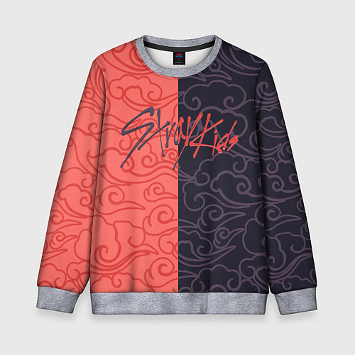 Детский свитшот Strey Kids x Anime / 3D-Меланж – фото 1