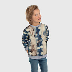 Свитшот детский Тай дай паттерн, цвет: 3D-меланж — фото 2