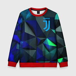 Детский свитшот Juventus blue abstract logo