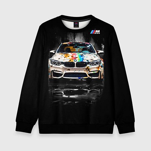 Детский свитшот BMW Креативный тюнинг / 3D-Черный – фото 1