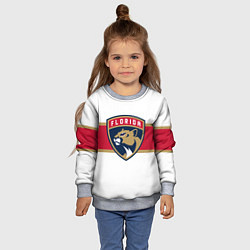 Свитшот детский Florida panthers - uniform - hockey, цвет: 3D-меланж — фото 2
