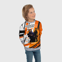 Свитшот детский CS 2 Asiimov, цвет: 3D-меланж — фото 2