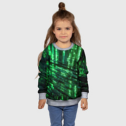 Свитшот детский Цифровая текстура, цвет: 3D-меланж — фото 2
