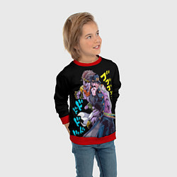 Свитшот детский Это Джоджо, цвет: 3D-красный — фото 2