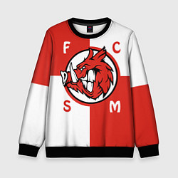 Свитшот детский FCSM мясо, цвет: 3D-черный