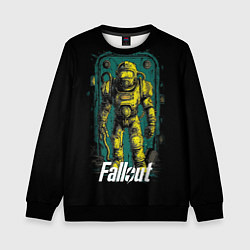 Свитшот детский Fallout poster style, цвет: 3D-черный