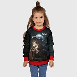 Свитшот детский Fallout game, цвет: 3D-красный — фото 2
