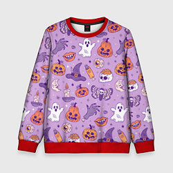 Детский свитшот Halloween pattern арт